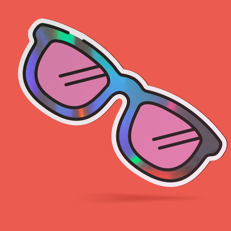 Custom Holographic Vinyl Stickers
