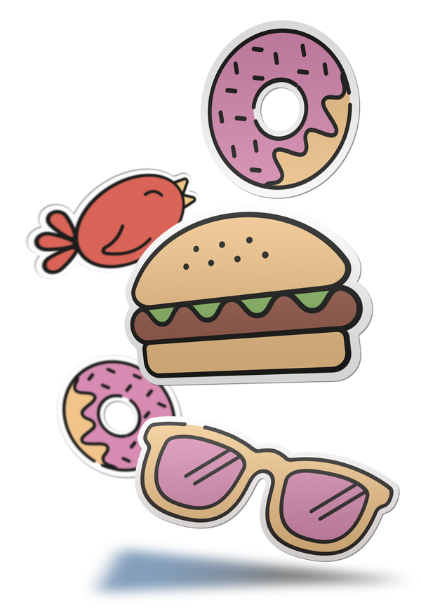 Special Offer : 250 x 8cm Vinyl Stickers – Sticky Ricky's